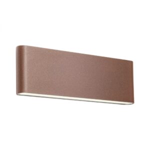 Aplica exterior Klippe, maro inchis, LED, 24W, 1250 lumeni, alb cald 3000K, IP54, 90453
