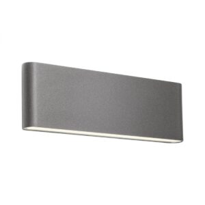 Aplica exterior Klippe , gri inchis, LED, 24W, 1250 lumeni, alb cald 3000K, IP54, 90452