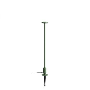 Stalpisor exterior Elfic, verde inchis, LED, 12W, 690 lumeni, alb cald 3000K, IP54, H.90 cm, 90466
