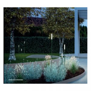 Corp iluminat decorativ Torch, verde inchis, LED, 1.5W, 80 lumeni, 3000K. IP65, H.108 cm, 90450