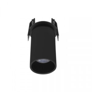 Spot orientabil incastrat XPIPE PE01UWW MBK, LED 11W, 1210lm, 2700K, negru