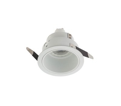 Spot încastrat în plafon fals, fix, rotund XTON GU10/PAR16 1x50W max. 230V, Alb mat/Alb mat, TON01 SWH/SWH
