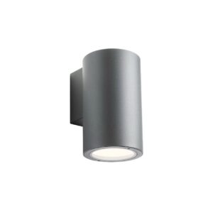 Aplica exterior XLobby, gri inchis, 1XE27, IP54, 18 cm, Arelux, LB01 DG
