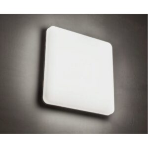 Plafoniera Arelux XPlanner, patrata, kit emergenta, LED CCT, 18W, 1631 lumeni, 3000-4000-6000K, IP54, 28 cm, PLN03CCT EM