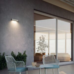 Aplica exterior Lid, ivoar, LED, 9W, 651 lumeni, alb cald 3000K, IP65, 90997