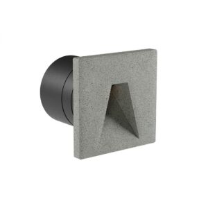 Corp incastrat pentru exterior Bast, gri inchis, LED, 2.5W, 81 lumeni, 3000K, IP65, 91196