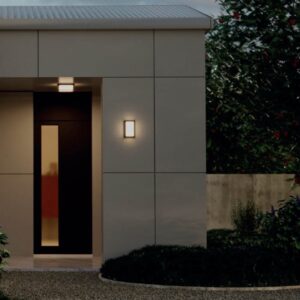 Aplică de exterior Redo Quadris LED 12W 2700K-3000K, Gri închis, 90745