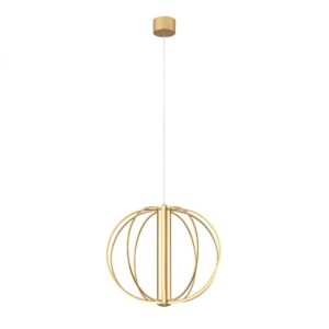 Suspensie Redo Moss, auriu, LED, 41W, 2721 lumeni, alb cald 3000K, D.50 cm, 01-4429
