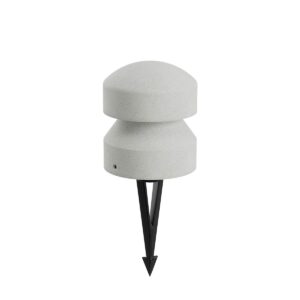 Stâlpișor/pichet Cliff LED 9W 3000K, IP65, H18,5cm, Crem, Redo, 90982