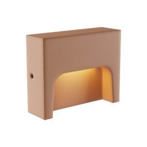 Aplica exterior tip steplight Sashi, teracota, LED, 6W, 336 lumeni, alb cald 3000K, IP65, 90996
