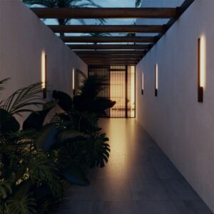 Aplica exterior Reflexa, negru mat, LED, 6W, 437 lumeni, alb cald 3000K, IP54, 90872