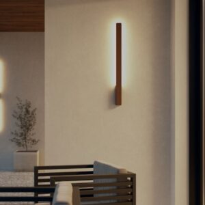 Aplica exterior Reflexa, corten, LED, 10W, 645 lumeni, alb cald 3000K, IP54, 90879