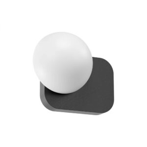 Aplica Redo Lumien, negru mat, LED CCT, 7W, 366 lumeni, 2700K/3000K, 01-4324