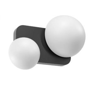 Aplica Redo Lumien, negru mat, LED CCT, 14W, 676 lumeni, 2700K/3000K, 01-4327