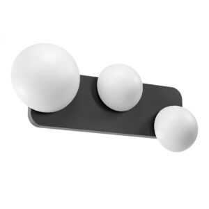 Aplica Redo Lumien, negru mat, LED CCT, 18W, 961 lumeni, 2700K/3000K, 01-4330