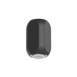 Aplica Redo Crisp, negru mat, LED, 7.5W, 414 lumeni, alb cald 3000K, 01-4681