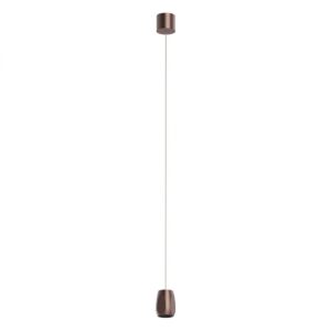 Suspensie Redo Crisp, maro periat, LED CCT, 10.5W, 562 lumeni, 2700K/3000K, D.7 cm, 01-4495