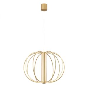 Suspensie Redo Moss, auriu, LED, 72W, 4649 lumeni, alb cald 3000K, D.70 cm, 01-4432