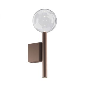 Aplica Redo Bolla, cafeniu mat, LED CCT, 12W, 1109 lumeni, 2700K/3000K, 01-4547