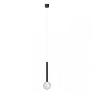 Suspensie Redo Bolla, negru mat, LED CCT, 8W, 603 lumeni, 2700K/3000K, D.12 cm, 01-4551