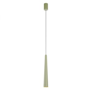 Suspensie Redo Botera, verde mat, LED, 10W, 750 lumeni, alb cald 3000K, H.40 cm, 01-4407