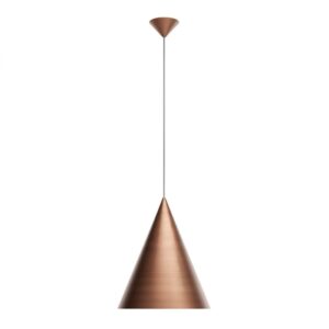 Suspensie Redo Konos, cupru antic, 1XE27, D.35 cm, 01-4618