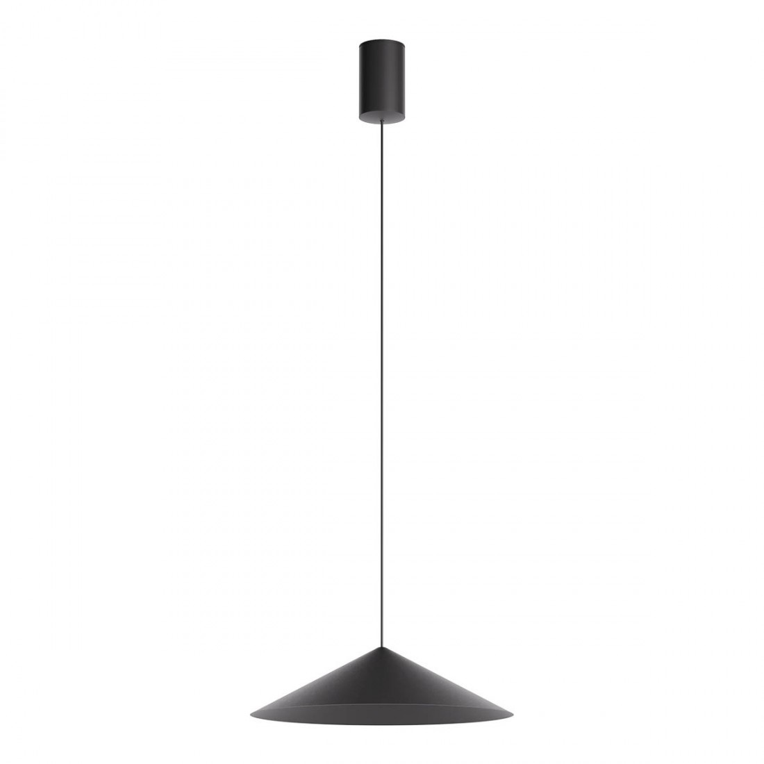Suspensie Redo Konos Led, negru mat, LED, 10W, 550 lumeni, alb cald 3000K, D.30 cm, 01-4424