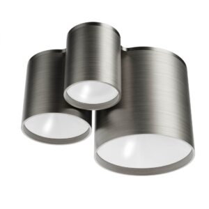 Plafoniera Redo Hera, foggy nickel, LED CCT, 31W, 1766 lumeni, 2700K/3000K, 01-4706