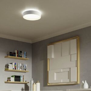 Plafoniera Redo Hover, alb mat, LED CCT, 30W+10W, 2803 lumeni, 2700K/3000K/4000K, D.42 cm, 01-4463