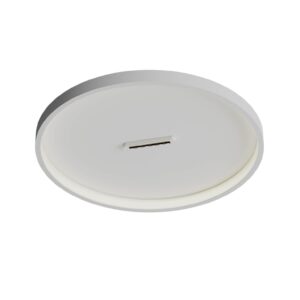 Plafonieră Redo Button LED 47W CCT 2700K/3000K, D. 51,5cm, Alb mat, 01-4291