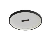 Plafonieră Redo Button LED 47W CCT 2700K/3000K, D. 51.5cm, Negru mat, 01-4292