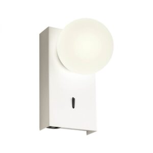 Aplica Redo Norma, alb mat, LED, 5W, 330 lumeni, alb cald 3000K, 01-4656