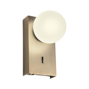 Aplica Redo Norma, bronz antic, LED, 5W, 330 lumeni, alb cald 3000K, 01-4658