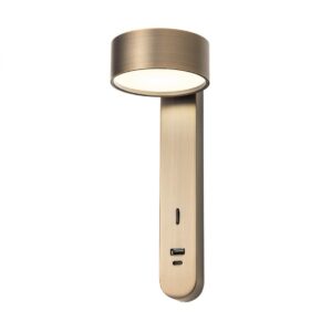 Aplica Redo Sades, bronz antic, LED, 6W, 400 lumeni, alb cald 3000K, 01-4642