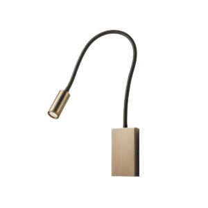 Aplică Redo Wallie LED 3W + USB, 3000K, Bronz 01-4475