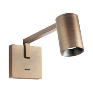 Aplica Redo Rolf, bronz antic, 1xGU10, 01-4389