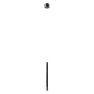 Suspensie Redo Drill, negru mat, LED, 8.5W, 640 lumeni, alb cald 3000K, D.3 cm, 01-4452