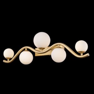 Plafoniera/Aplica Uva, aurie, 5xG9, Maytoni, MOD059WL-05G