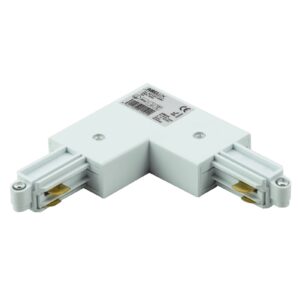 Conector L dreapta sina cu un circuit alb , Arelux, MT1007 MWH