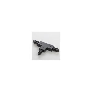 Element conexiune in T și alimentare dreapta  pentru sine cu un circuit, negru, Arelux, MT1009 BK