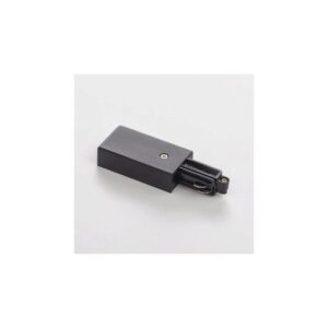 Element alimentare stanga sina cu 1 circuit, negru, Minitrack, Arelux, MT1006 BK