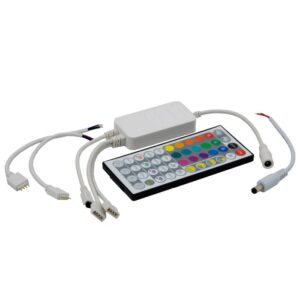 Sistem control culori și nivel iluminare benzi LED cu 2 canale de ieșire CTR004RGB2TY Arelux
