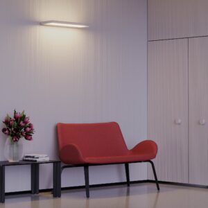 Aplica Arelux XSpecter, aluminiu, negru, LED, 5184 lumeni, alb cald 3000K, IP40, SPC03WW SWH