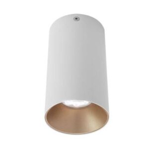 Plafoniera Arelux XNitro, rotunda, alb cu interior auriu, 1XGU10, Arelux, NR01 SWH/SGD