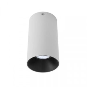 Plafoniera Arelux XNitro, rotunda, alb cu interior negru, 1XGU10, Arelux, NR01 SWH/MBK