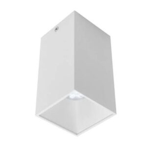 Plafonieră pătrată Xnitro GU10 1x50W max., Alb mat, Arelux, NR02 SWH/MWH