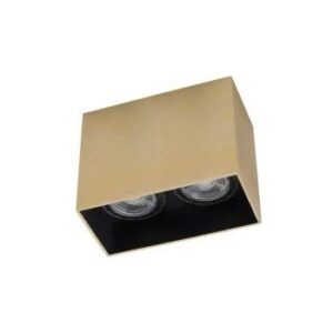 Plafoniera Arelux XCard, auriu, 2XGU10, CD02 SGD