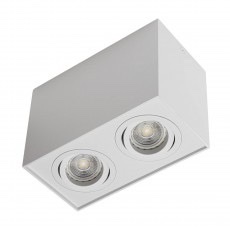 Plafoniera Arelux XBrix, alb mat, 2XGU10, BX02 WH