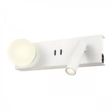 Aplica Redo Norma, alb mat, LED, 5W+3W, 450 lumeni, alb cald 3000K, 01-4660