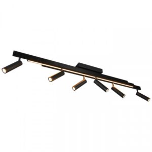 Plafoniera Zeno extensibila , negru mat, LED CCT, 18W+30W, 6100 lumeni, 2700K/4000K/6500K, L.112-180 cm, Trio, 648310732